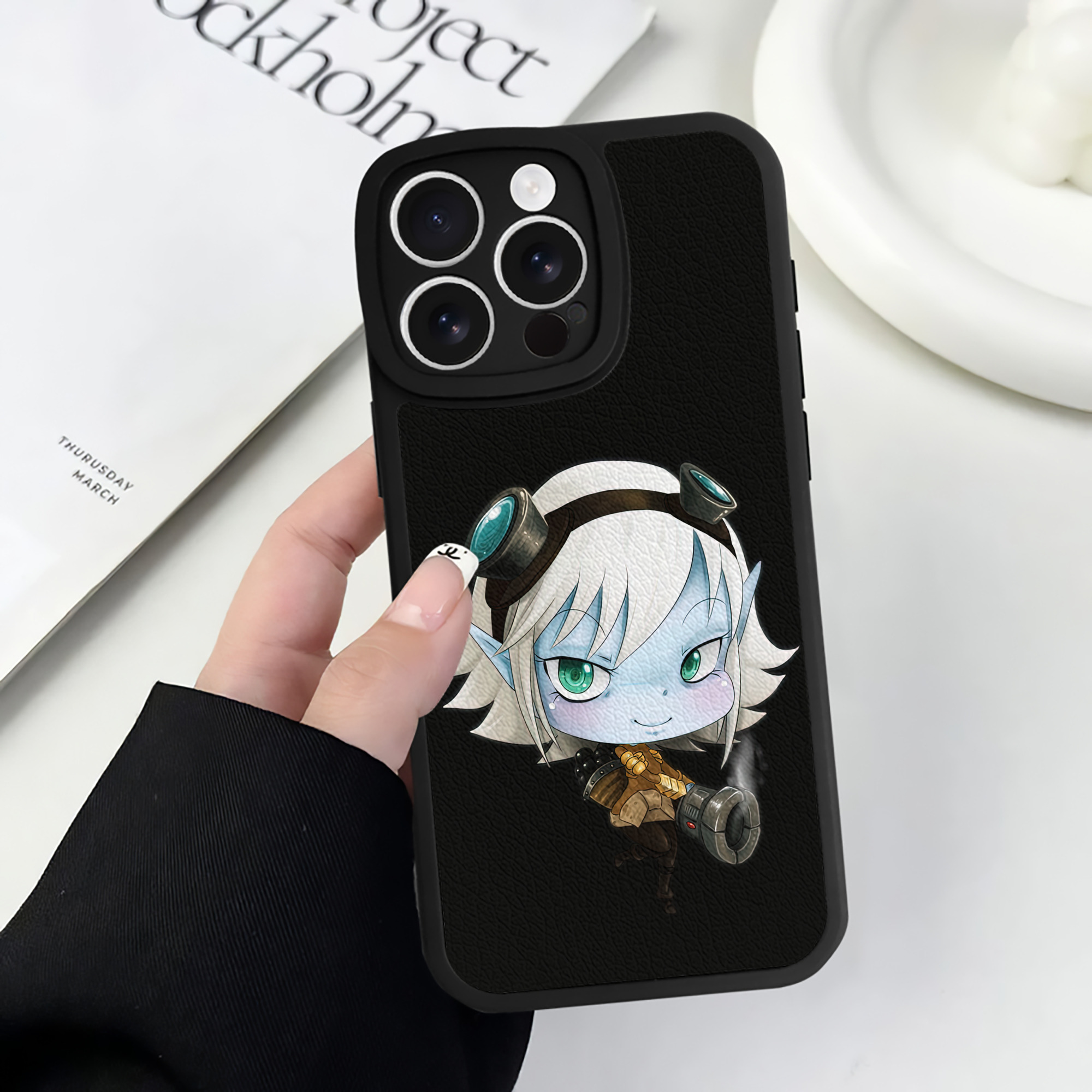 リーグ・オブ・レジェンド League of Legends LOL 【iPhone 16シリーズ対応】シリコンスマホケース（レザー調） 材質：シリコン
